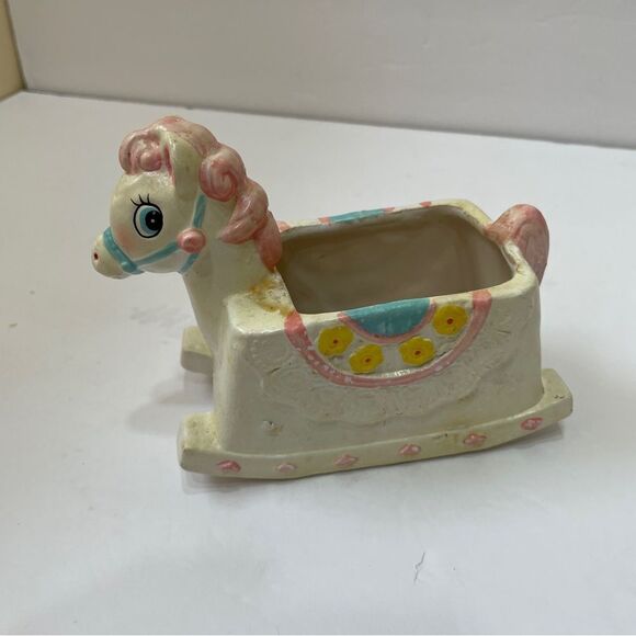 VINTAGE 70s CERAMIC NURSERY DECOR. MADE IN JAPAN. SET OF FOUR. - Picture 13 of 14